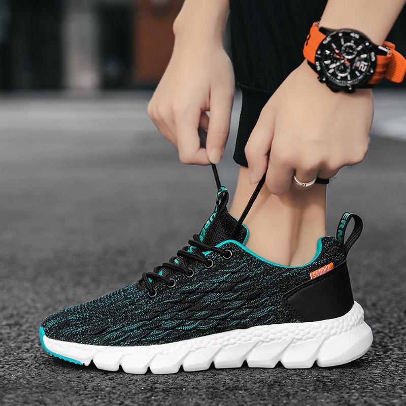 Zomersporten Heren Dikke Zool Basketbal Anti-Slip Nieuwe Sport Ademend Modieus Hardlopen Casual Trainingsschoenen Trainer Heren