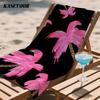Pink Palm Paradise Compact Travel Beach Towel Super Absorbent Sand Resistant, Microfiber for Swimming Camping Yoga