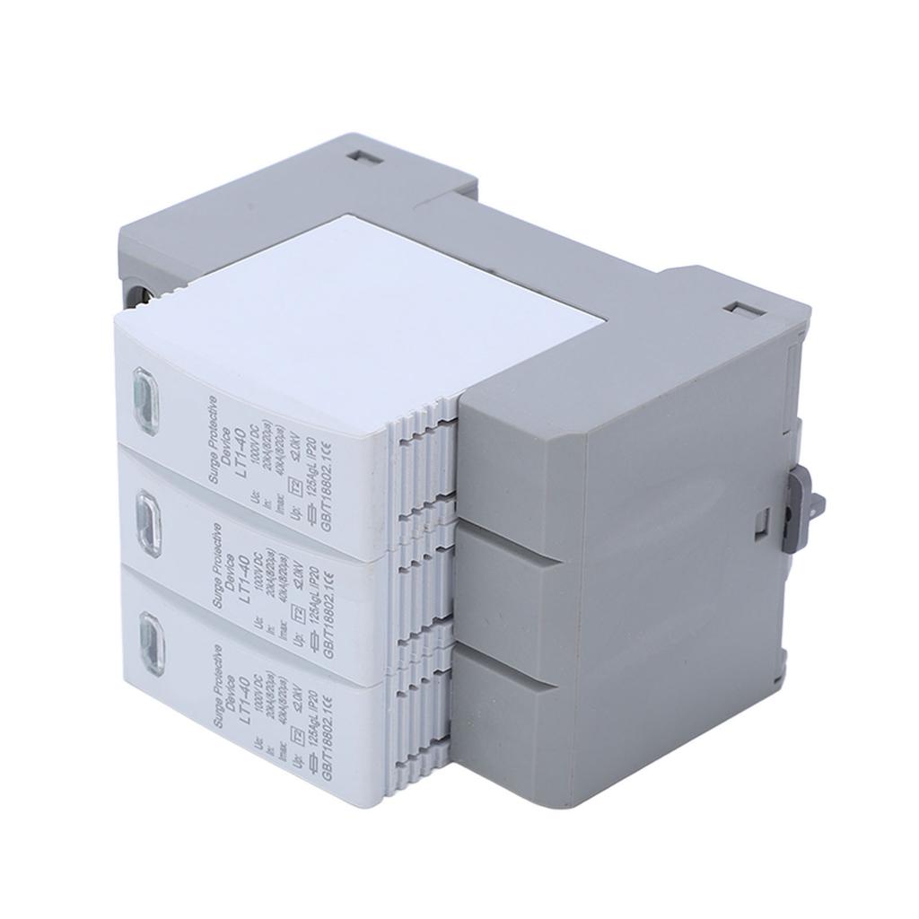 Dispozitiv de protecție la supratensiune 3P Protector de descărcător pentru protecție la tensiune 20?40KA 1000V DC