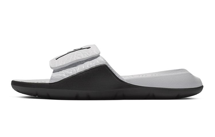 Детские шлепанцы Jordan Hydro 7 V2 Черно-серые Подростковые BQ6291-100 38.5