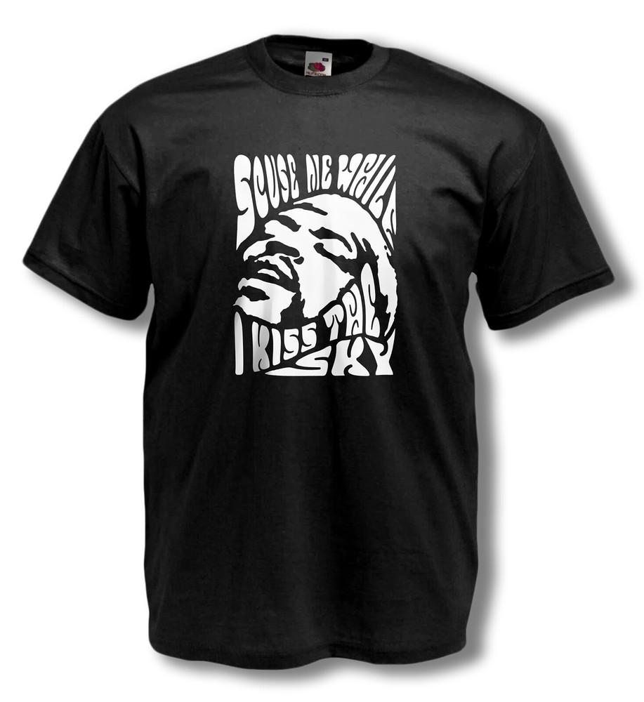 

JIMI HENDRIX T-SHIRT - scuse me while I kiss the sky - GUITAR LEGEND / ROCK GOD XL