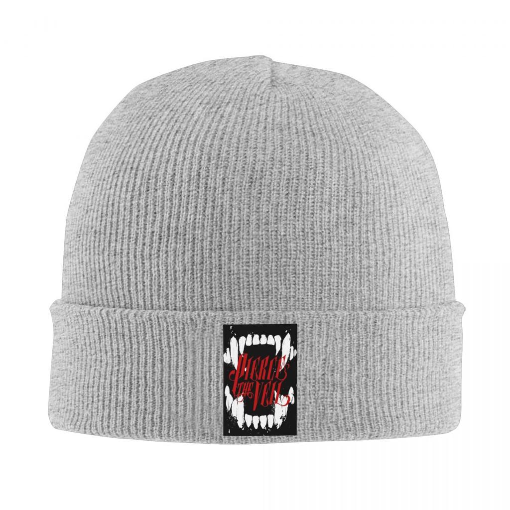 Pierce The Veil Warm Knitted Cap Fashion Bonnet Hat Autumn Winter Outdoor Beanies Hats for Men Women Adult