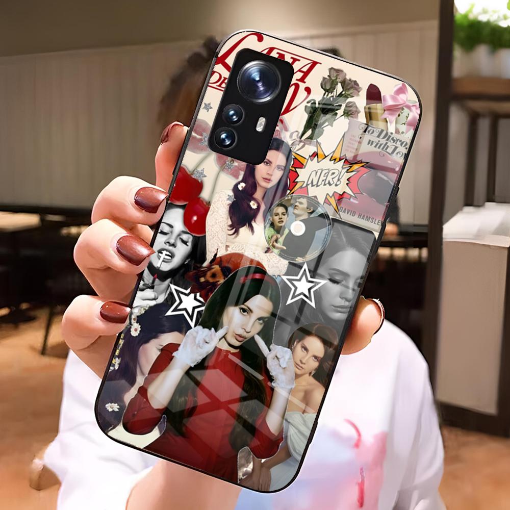 

Fashion Lana Del Rey Phone Case For Samsung S25 S24 S23 S22 S21 S20 Plus Ultra Note20 Glass Phone Case Popular Premium Samsung S21 Plus