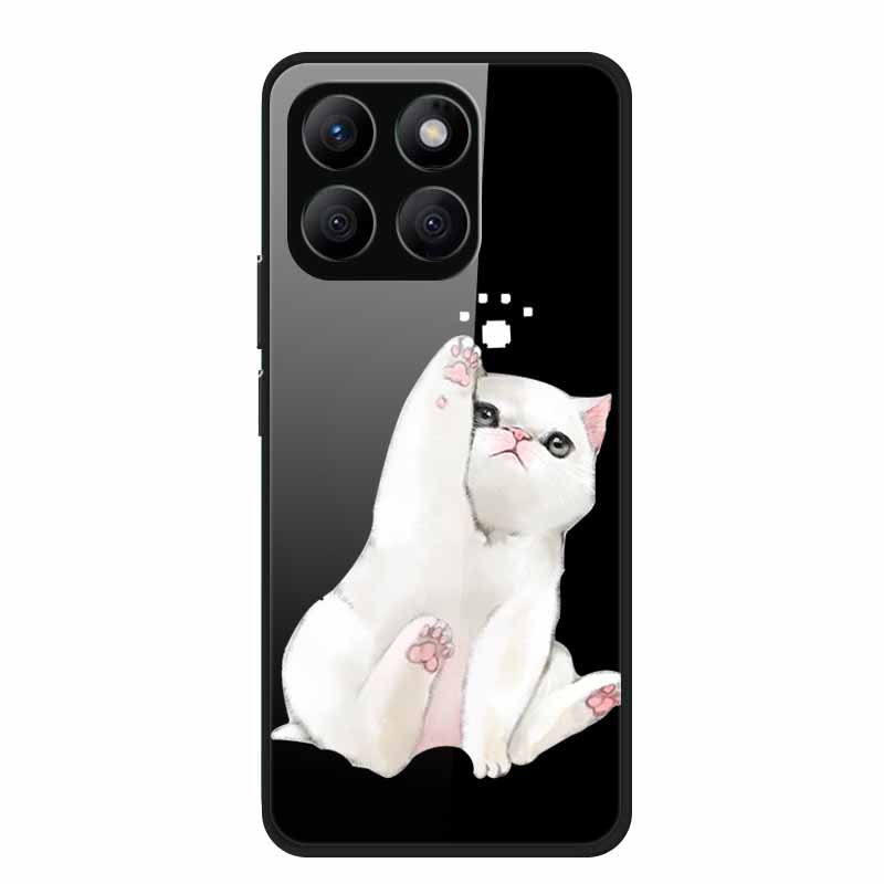 For Honor X8c Case X8 c X 8c Tempered Glass Hard Back Cover Phone Case For Honor X8c 4G Case HonorX8c X 8 c Capa Soft TPU Bumper
