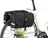 Ostrich Pannier Bags [P-225] Black (Set of 2)