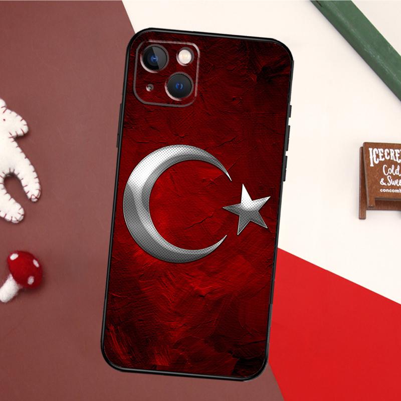 Turkey Turkish Flag Case For iPhone 14 Pro Max 16 15 11 12 13 17 Pro Max mini 15 16 Plus 16e 17 Air Back Cover