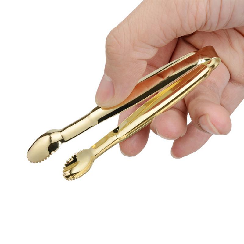 Coffee Sugar Clip Stainless Steel Anti-Skid Tong Ice Palm Shape Food Cake Clamp Kitchen Gadgets Bar Buffet Tools Tweezer