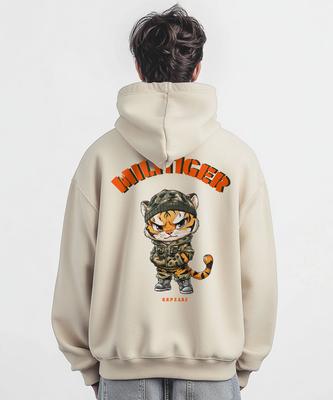 Ohpxaidaeve B Milli Tiger 2 Fleece-Lined Hoodie