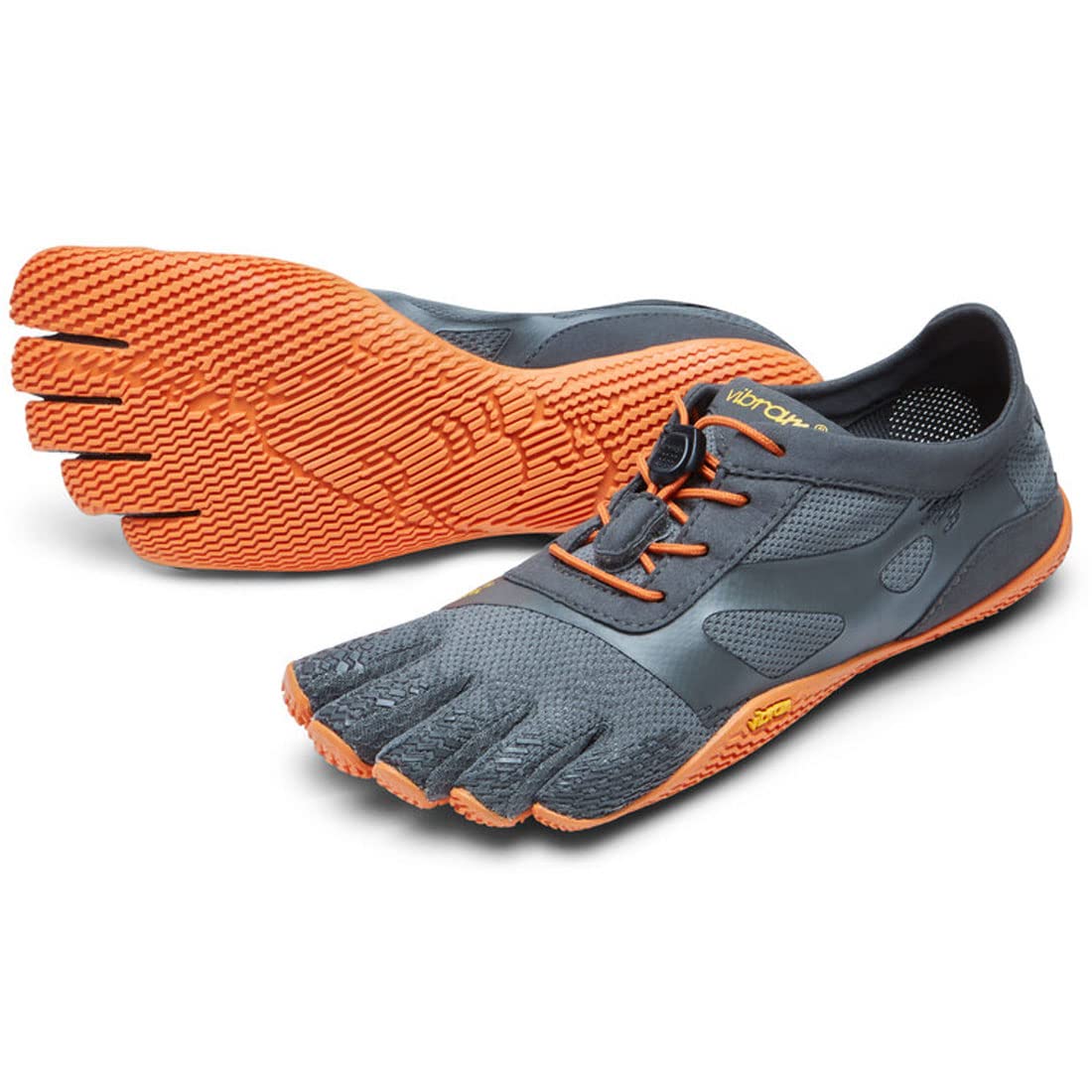 

Vibram FiveFingers KSO EVO EU41 Женские кроссовки с пятью пальцами для зала/бега, Серо-оранжевые, 21W0701, (Размеры 24.5см-25.0см) [Использовал]