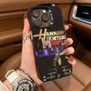 HM Hannah M-Montana For iPhone 17 16 15 14 13 12 11 Pro Max XS  17 Air Silicone Colored Silver Bumper Cover