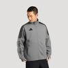 adidas Classic Three Stripes Sports Comfortable Casual Jacket Stand Collar Unisex Jacket Gray TR30JR2CS-GYB
