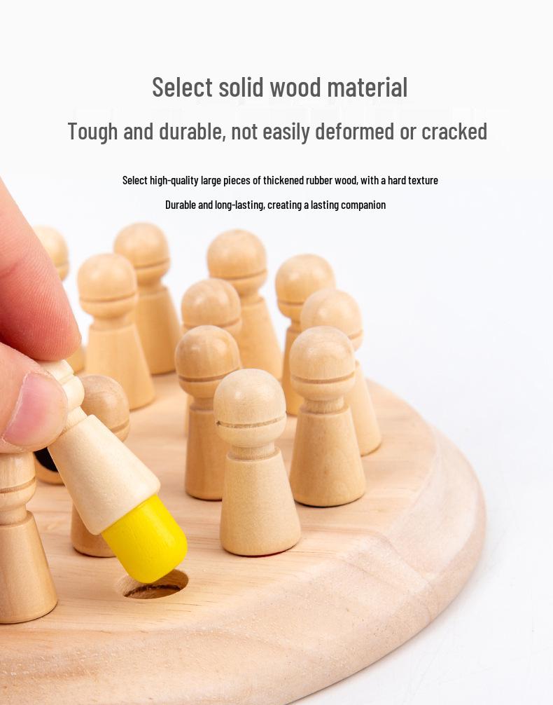 Color Memory Chess: Early Education Puzzle Toy for Children's Observation and Concentration Training