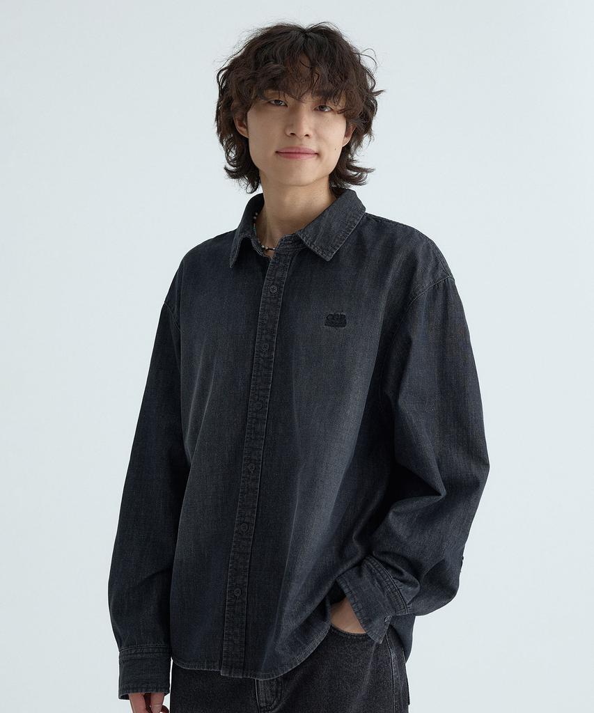 CGP Denim Shirt - Washed Black