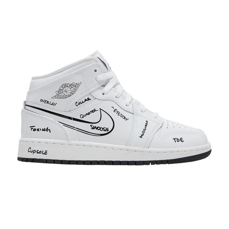 Air Jordan 1 Mid GS  Schematic  36.5