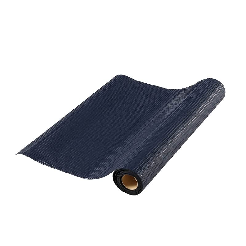 Dulton Protective Mat Vinyl Sheet 45 x 150 cm S Navy Pyramid PVC Floor Kitchen Cupboard Drawer 2mm Thick PYRAMID RUNNER MAT S NAVY Anti-Slip 5375₽