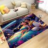 Nuovi Scaffali! Tappeto Classico Principessa Aladdin, Area Soggiorno Camera da Letto Ufficio Stanza dei Bambini a Scelta, Tappetino Antiscivolo Lavabile Regali
