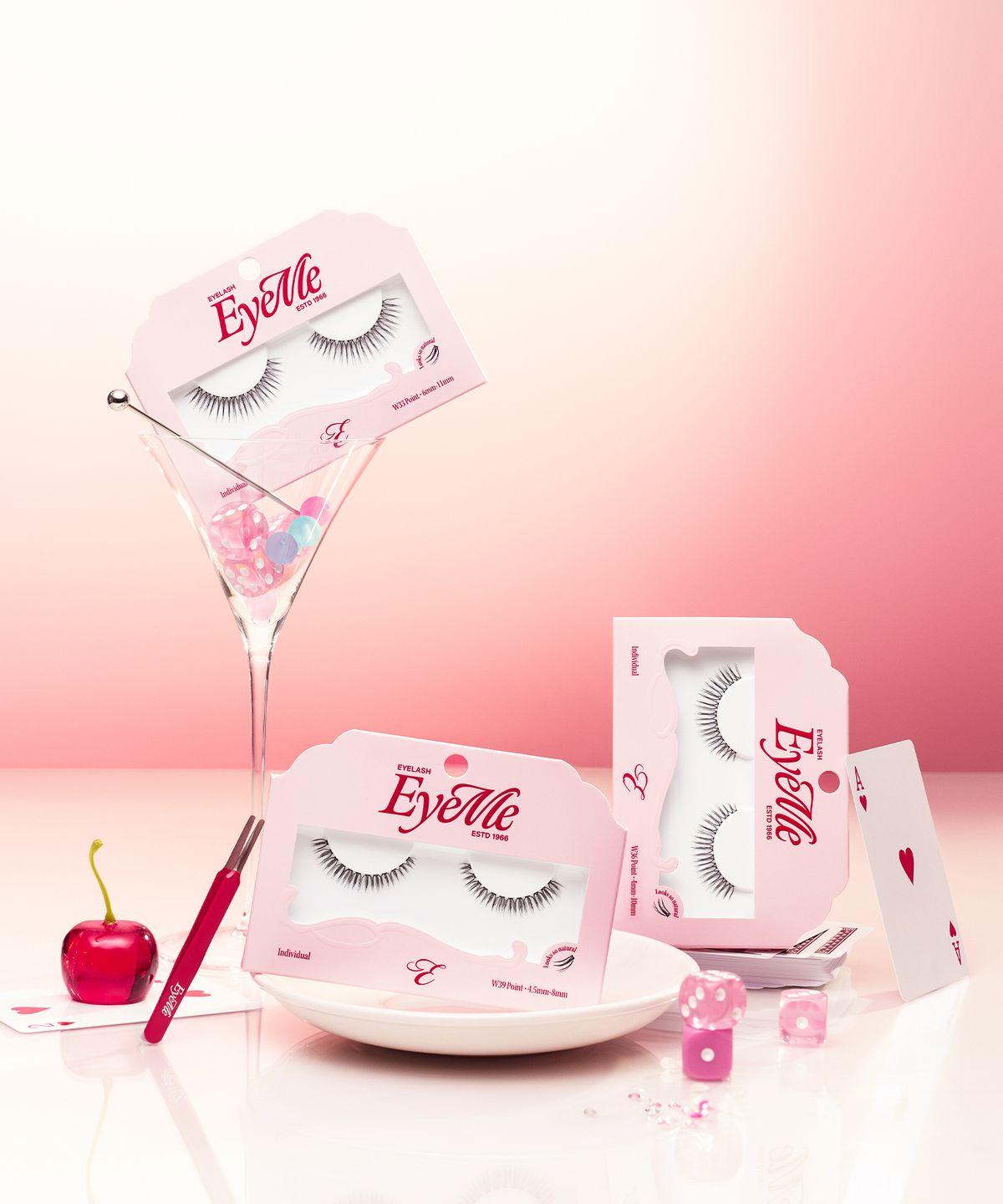 Aimi Double V-Cut Single-Strand Eyelashes W-Shape 5-Pack Set (Select 1 of 3 Types) 5 points W33