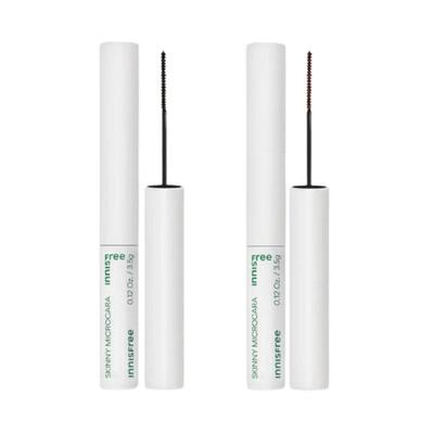 Skinny Microcara 3.5g | Natural Lash Defining Mascara with Slim Brush [Black / Brown]