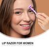 12PCS Eyebrow Trimmer Razors, Facial T Shape Shaver Tool for Eye Brow, Face Razors for Women, Eyebrow Trimming Kit for Girls, Safe and Easy Peach