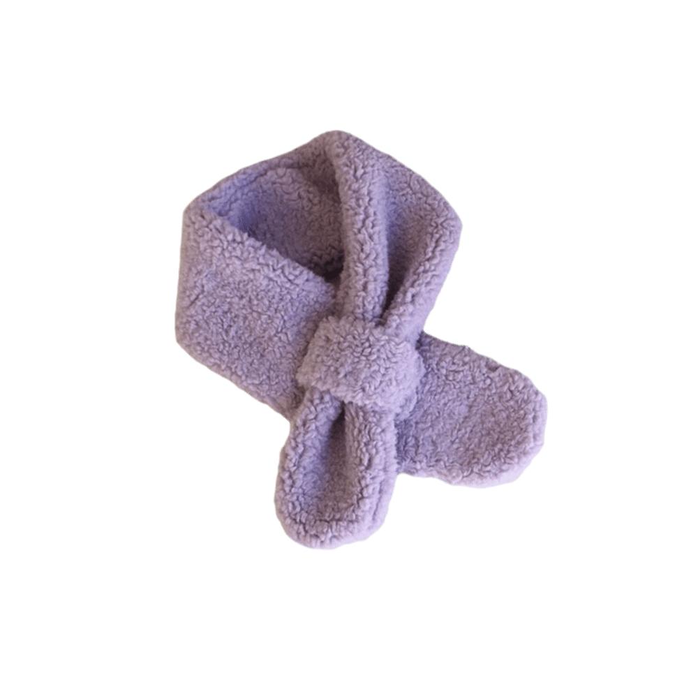 Fashion Warm Kids Winter Scarf Thick Lamb Fleece Scarf Cute Soft Children Shawl Baby Boys Girls