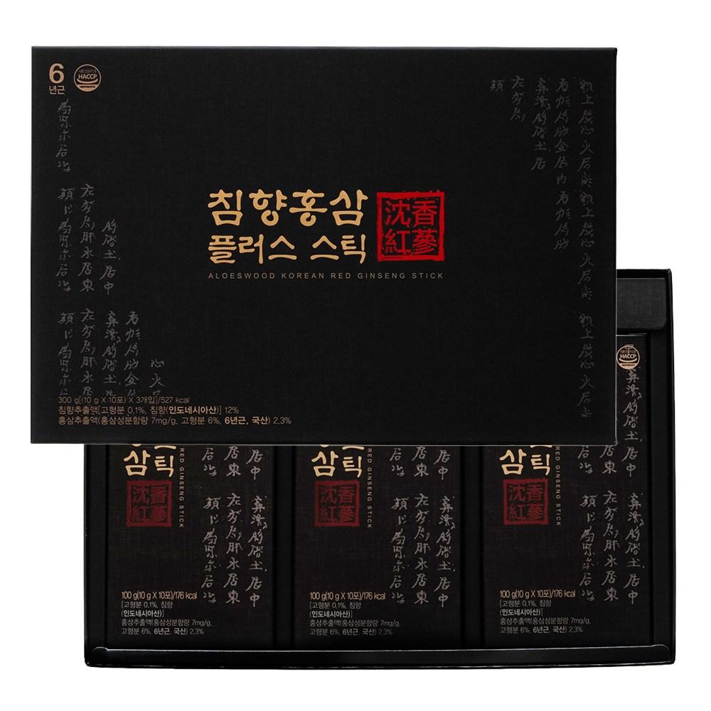 Agarwood Red Ginseng Plus Stick 10g x 30 Packets Set, 30 Servings