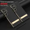 GKK Electroplated Leather Bracket Phone Case for S24 Ultra/S23U - Drop-Proof Precision Cover