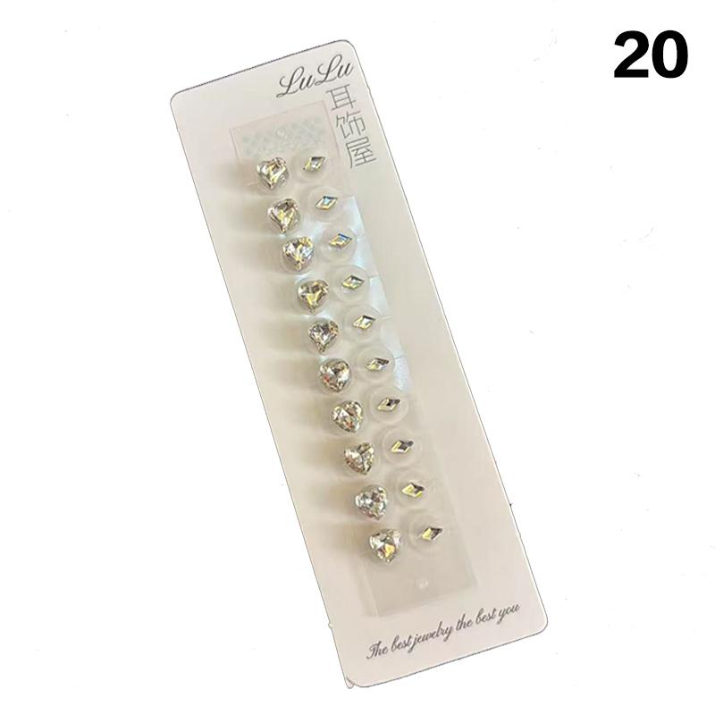 Módní mašlička Barevné kamínky Perly Nálepky na ušní body Tlakové tyčinky na uši Akupunktura Aurikulární ušní nálepky Masáž