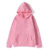 Cross2024 Men's Solid Color Korean Style Loose Hooded Pullover Sweatshirt - Spring & Autumn Trend