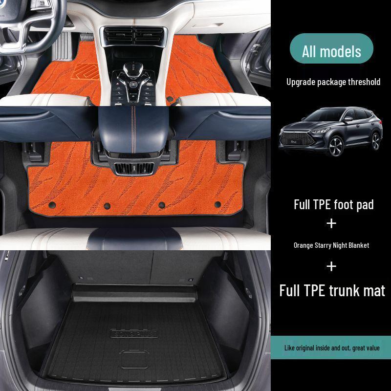BYD Song Plus DMI/EV All-Inclusive TPE Floor Mats for New Energy Cars