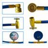 Dualmax R134a Air Conditioner Gas Charging Hose with Meter Gas Charger, For Cars, Air