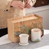 Ceramic tea separation tea cup high-end personal office with filter tea leak light luxury water cup gift