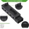 Power Seat Switch Recliner Tilt Adjust Control 8 Ways Front Left Driver Side Compatible With Chevrolet Chevy Camaro/Equinox/Malibu