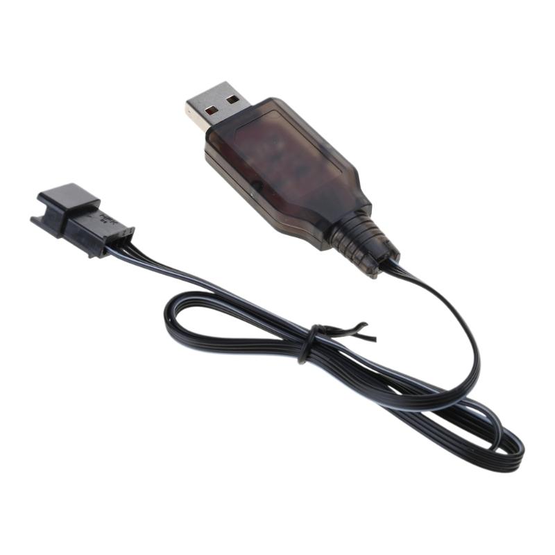 SM4P Plug Lithium Battery Charger 2 Group 3.7V Charging Cable Cord for DE36W DE65 HM202 EC08 EC16 Car Black