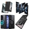 Frosted Slim Magnetic Anti Yellowing Anti Fingerprint Flip Phone Back Cover for Samsung Galaxy Z Fold7 5G Anti Scratch