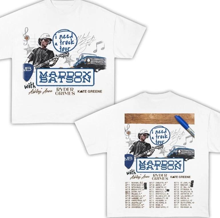 Maddox Batson Tour 2025 Shirt, Maddox Batson Tour Music Shirt XXXXL