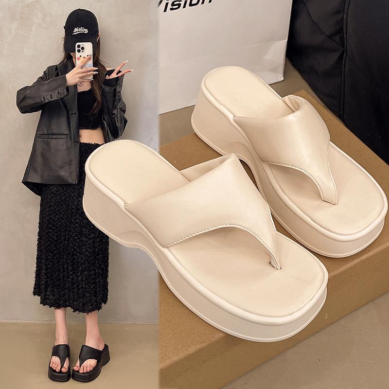 Fashion Chic Chunky Platform Flip - Flops | Multi - Color Options, Trendy & Versatile, Perfect for Street & Daily Looks