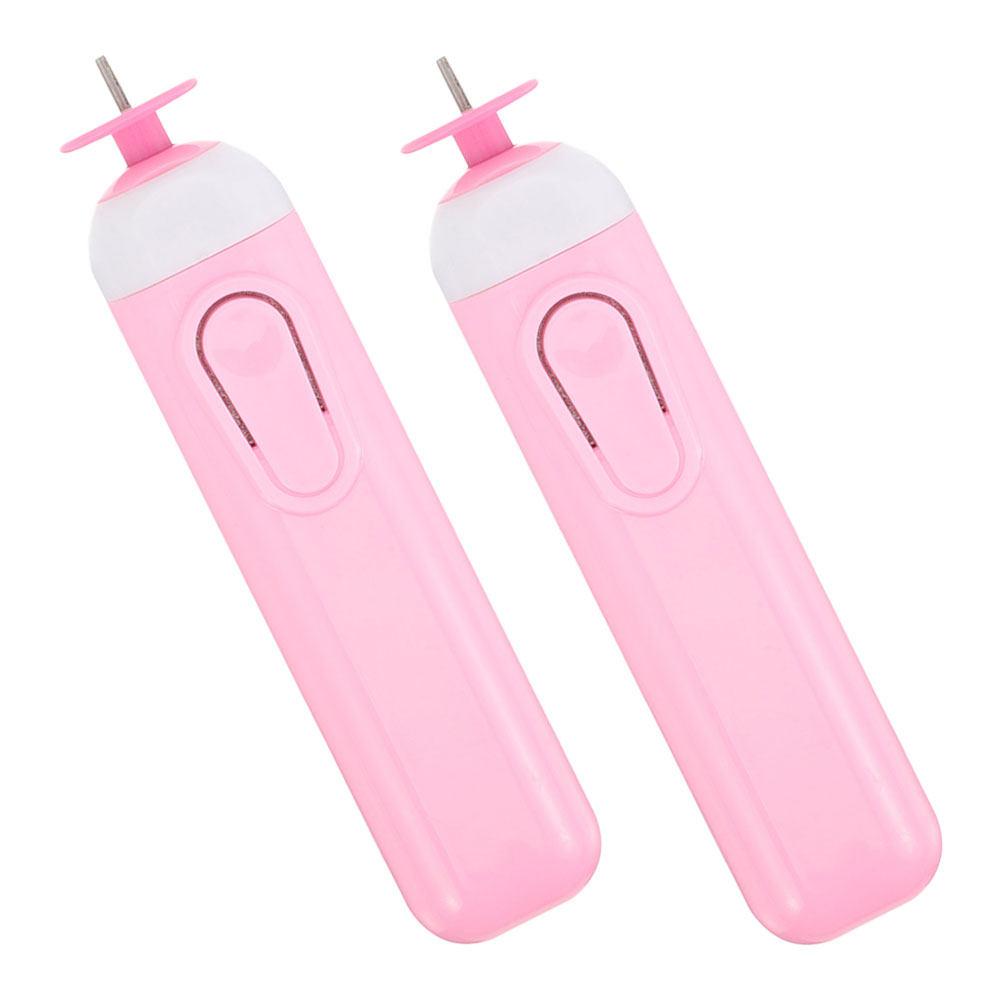 2Pcs Electric Quilling Pen Tool Automatic Slotted Paper Rolling Curling Tool for DIY Crafts Paper Flower Art