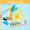Hausgemachtes Handkurbel-Seifenblasenmaschinen-Modell-Komponenten-Set Kinder-Puzzle-Spielzeug Für Kinder