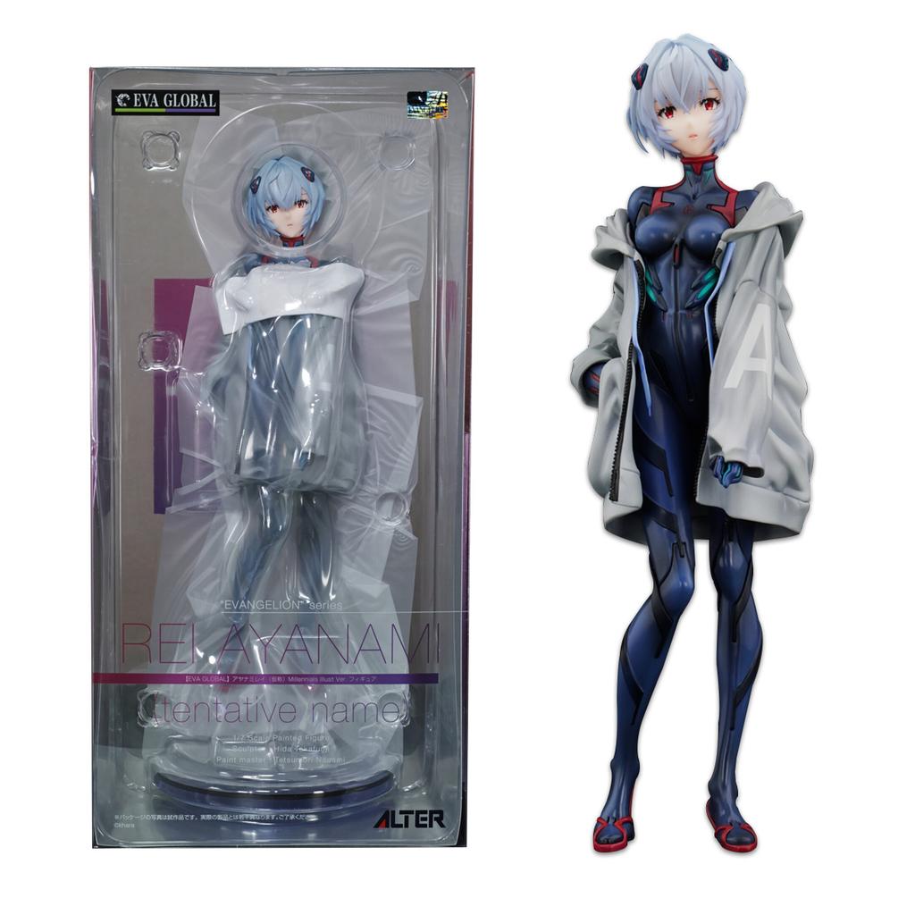 22cm Anime EVA NEON GENESIS Ayanami Rei EVANGELION Figures Millennials Illust Action Figure Fashionable Clothes PROTOTYPE Model Toy