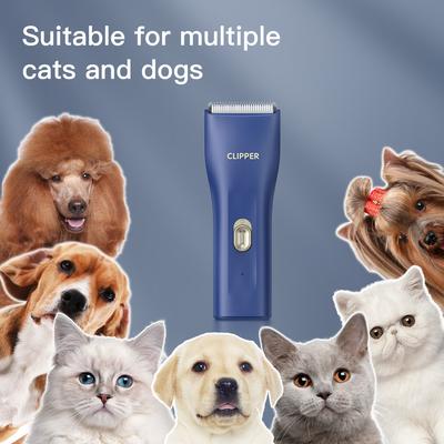 Pet Clipper for Cat Matted Hair, Pet Shaver for Cats Quiet Pet Hair Clippers Cordless Cat Clippers for Matted Hair Cat Clippers for Long Hair Visit T