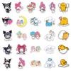 10/30/51pcs Cute  Kuromi Pochacco Stickers Kawaii Cartoon My Melody Pompom Purin Decals Luggage Phone Notebook Sticker Toy