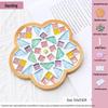 JINGRX Dazzling Mosaic DIY Coaster Kit