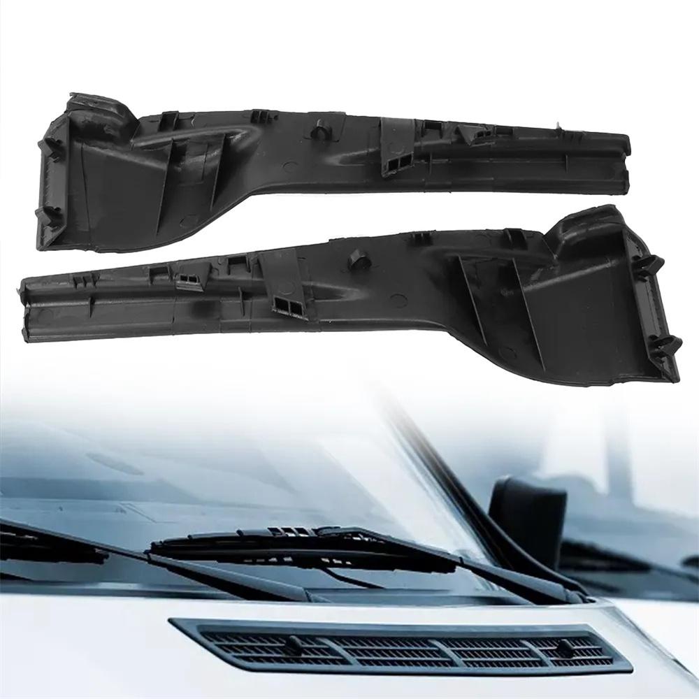 1 Pair Black Car Front Wiper Side Cowl Extension Trim Cover For Murano 2015-2017