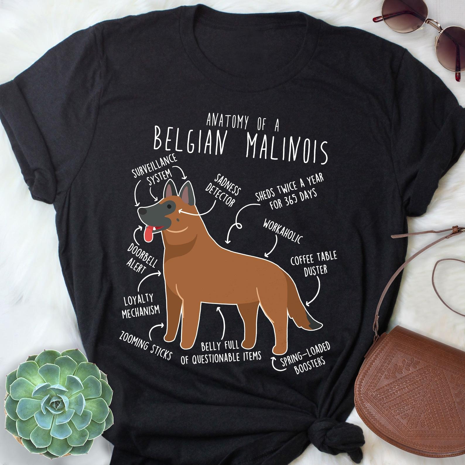 Red Belgian Malinois Shirt, , , Funny Dog Lover Gift, Cute Belgian Malinois Mom Dad T-shirt, Pet Lover Tshirt, Shepherd Mahogany Mal 150