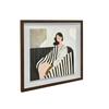 Mowzu Woman In Recline Framed Plaque