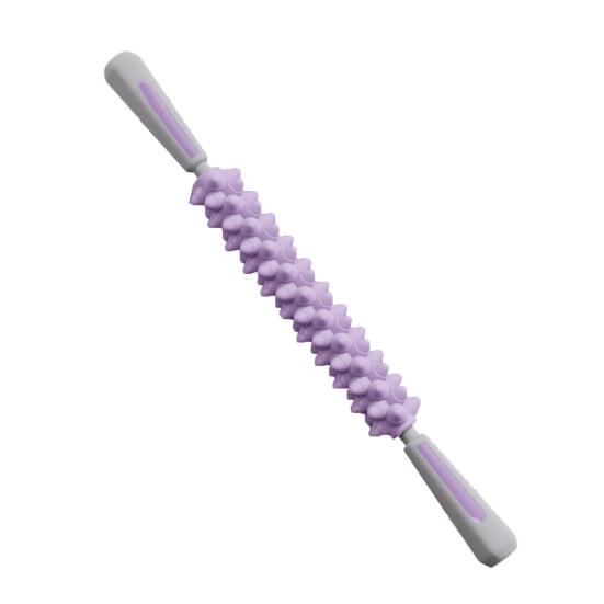 Massage Stick Multifunctional Handheld High Hardness with Non-slip TPR Handles Comfortable Grip Muscles Relaxation Thickened Bearing Muscle Roller
