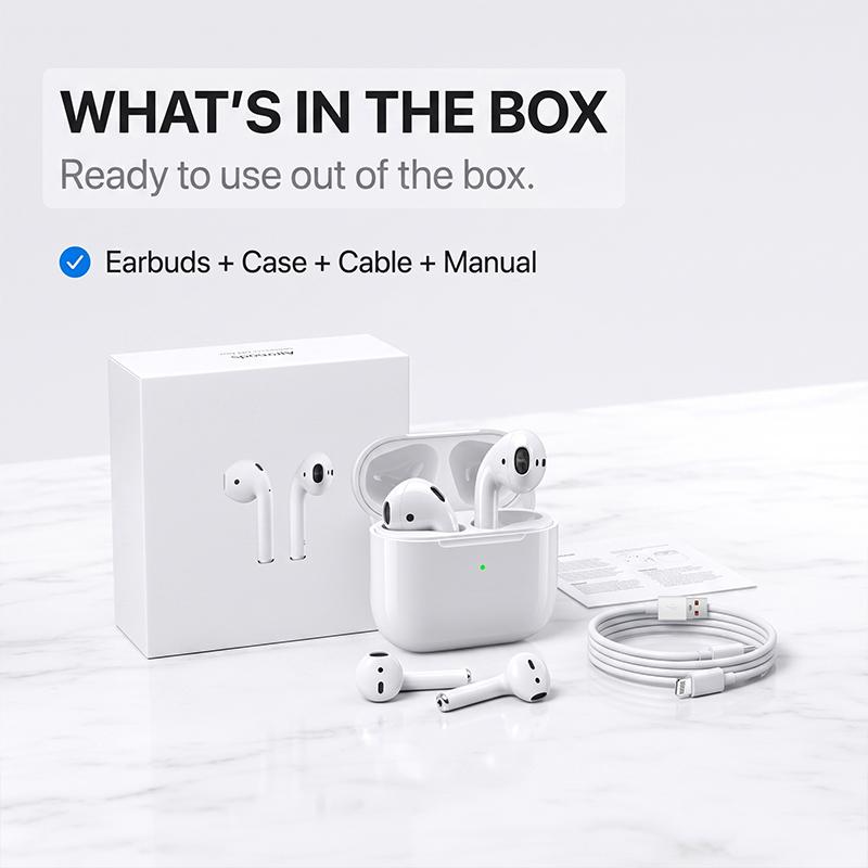 Zweite Generation 2. TWS True Wireless Bluetooth-Kopfhörer Bluetooth 5.3 Geringe Latenz Semi-In-Ear-Kopfhörer Lange Akkulaufzeit Sofortige Kopplung Ohrhörer