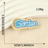 Embroidery Label Cartoon English Alphabet Embroidery Label Patch Sticker Shoe and Hat Badge Clothing Accessories Cloth Sticker