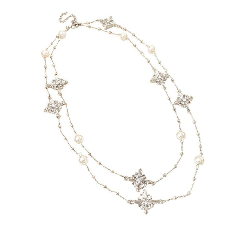Four-leaf Clover Necklace Luxurious and Versatile High-end Sweater Chain Long Pendant Accessory