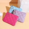 Ladies With Zipper Gift PU Leather Card Case Money clips Key Wallets Women Coin purse Mini Coin Bag